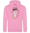 Жіноча толстовка (худі) Just be yourself Taylor Swift Рожевий фото