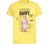 Детская футболка Just be yourself Taylor Swift Лимонный фото