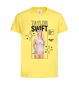 Дитяча футболка Just be yourself Taylor Swift Лимонний фото
