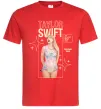 Мужская футболка Just be yourself Taylor Swift Красный фото