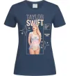 Жіноча футболка Just be yourself Taylor Swift Темно-синій фото