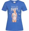 Жіноча футболка Just be yourself Taylor Swift Яскраво-синій фото