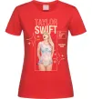 Жіноча футболка Just be yourself Taylor Swift Червоний фото