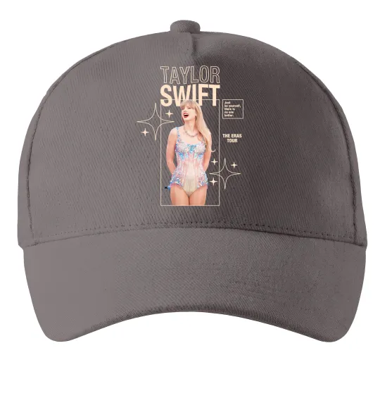 Кепка Just be yourself Taylor Swift Серый фото