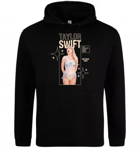 Жіноча толстовка (худі) Just be yourself Taylor Swift Чорний фото
