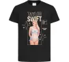 Детская футболка Just be yourself Taylor Swift Черный фото