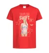 Детская футболка Just be yourself Taylor Swift Красный фото