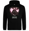 Жіноча толстовка (худі) Taylor Swift heart Чорний фото