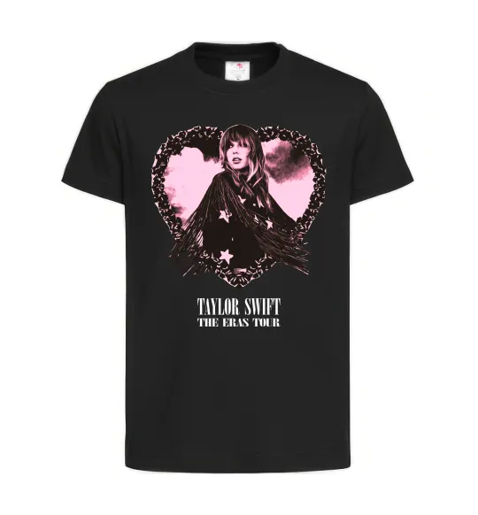 Детская футболка Taylor Swift heart Черный фото