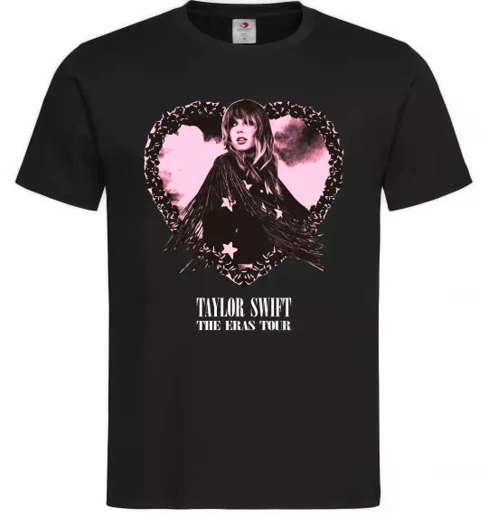 Чоловіча футболка Taylor Swift heart Чорний фото
