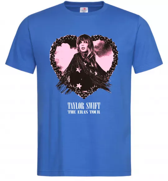 Чоловіча футболка Taylor Swift heart Яскраво-синій фото