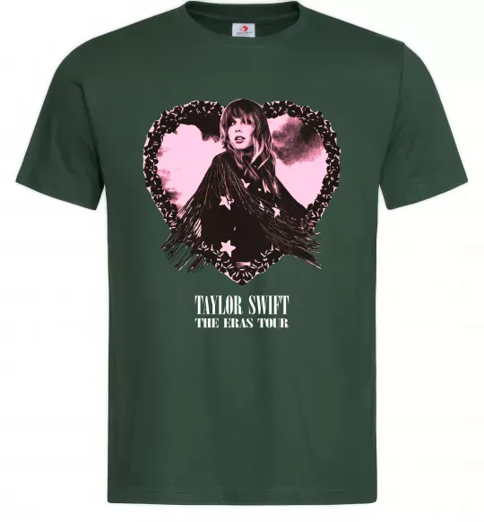 Чоловіча футболка Taylor Swift heart Темно-зелений фото