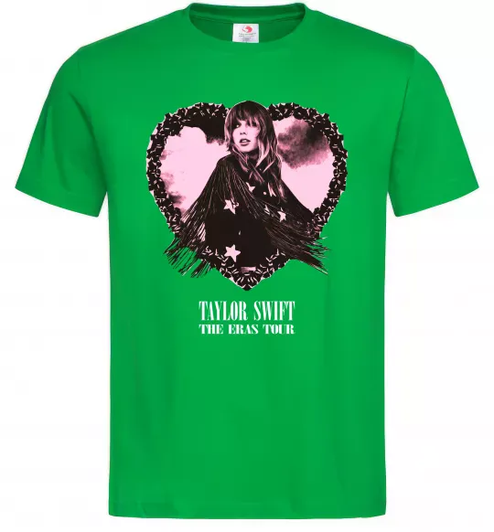 Чоловіча футболка Taylor Swift heart Зелений фото