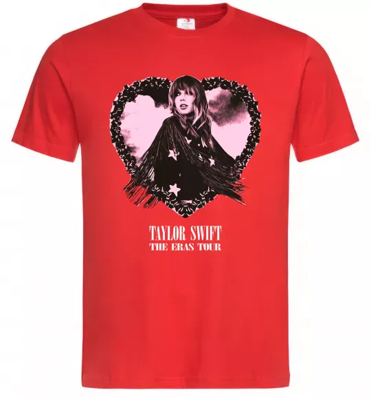 Чоловіча футболка Taylor Swift heart Червоний фото