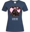Жіноча футболка Taylor Swift heart Темно-синій фото