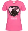 Жіноча футболка Taylor Swift heart Яскраво-рожевий фото