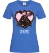Жіноча футболка Taylor Swift heart Яскраво-синій фото