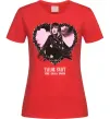 Жіноча футболка Taylor Swift heart Червоний фото