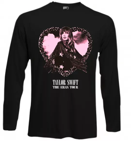 Лонгслів Taylor Swift heart Чорний фото