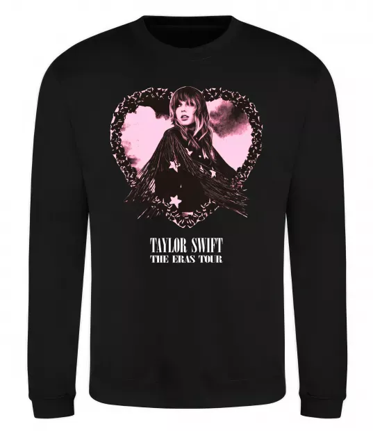 Свитшот Taylor Swift heart Черный фото