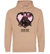 Мужская толстовка (худи) Taylor Swift heart Песочный фото