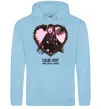 Жіноча толстовка (худі) Taylor Swift heart Блакитний фото