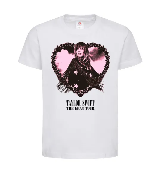 Детская футболка Taylor Swift heart Белый фото