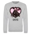 Світшот Taylor Swift heart Сірий меланж фото