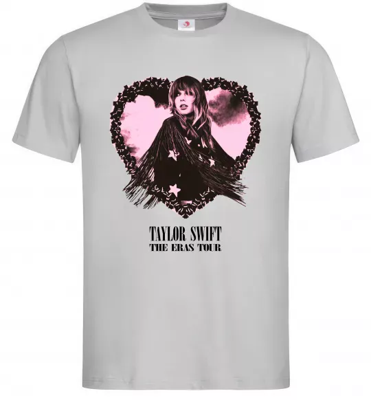 Чоловіча футболка Taylor Swift heart Сірий фото