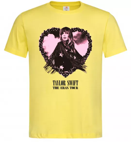 Чоловіча футболка Taylor Swift heart Лимонний фото
