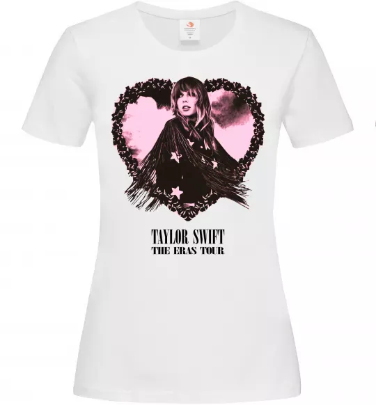 Жіноча футболка Taylor Swift heart Білий фото