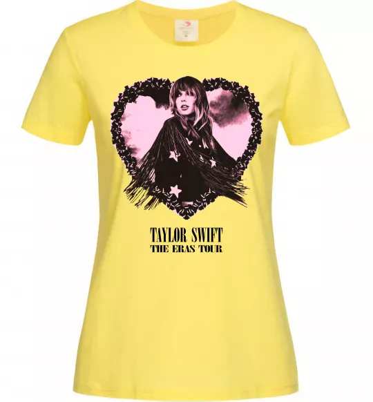 Жіноча футболка Taylor Swift heart Лимонний фото