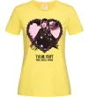 Жіноча футболка Taylor Swift heart Лимонний фото