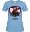 Жіноча футболка Taylor Swift heart Блакитний фото