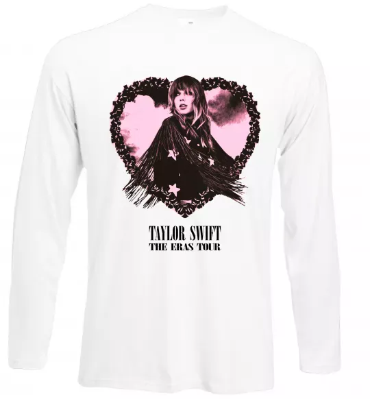 Лонгслів Taylor Swift heart Білий фото