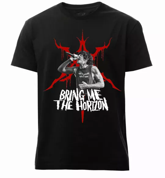 Чоловіча преміум футболка Олівер Сайкс Чорний фото