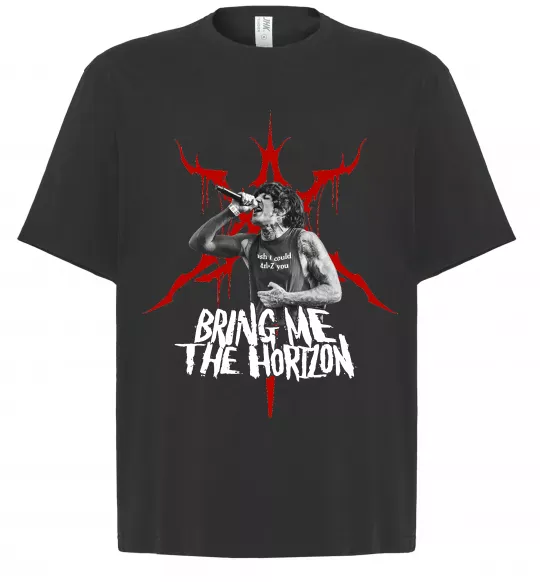 Футболка Оверсайз Олівер Сайкс Черный фото