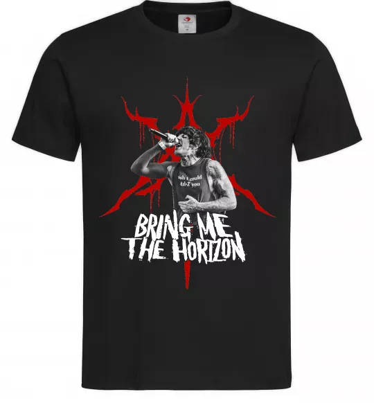 Мужская футболка Олівер Сайкс Черный фото