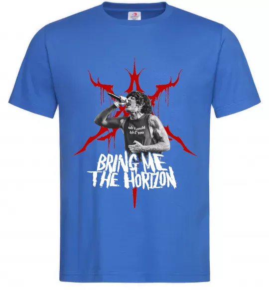 Мужская футболка Олівер Сайкс Ярко-синий фото