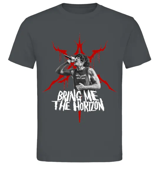 Мужская футболка Олівер Сайкс Графит фото