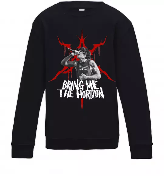 Детский Свитшот Олівер Сайкс Черный фото