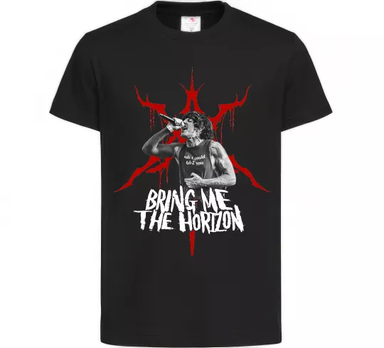 Детская футболка Олівер Сайкс Черный фото