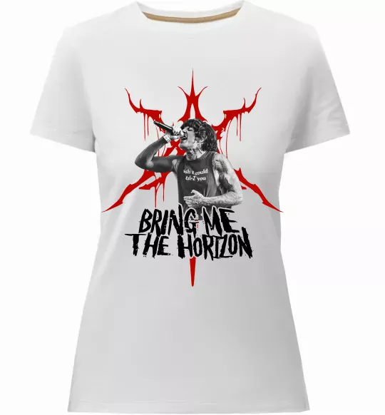 Жіноча преміум футболка Олівер Сайкс Білий фото