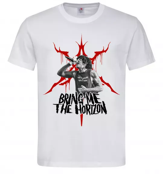 Мужская футболка Олівер Сайкс Белый фото