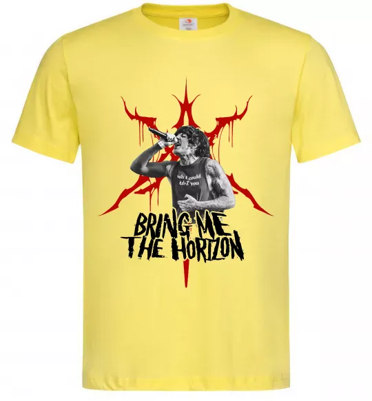 Мужская футболка Олівер Сайкс Лимонный фото