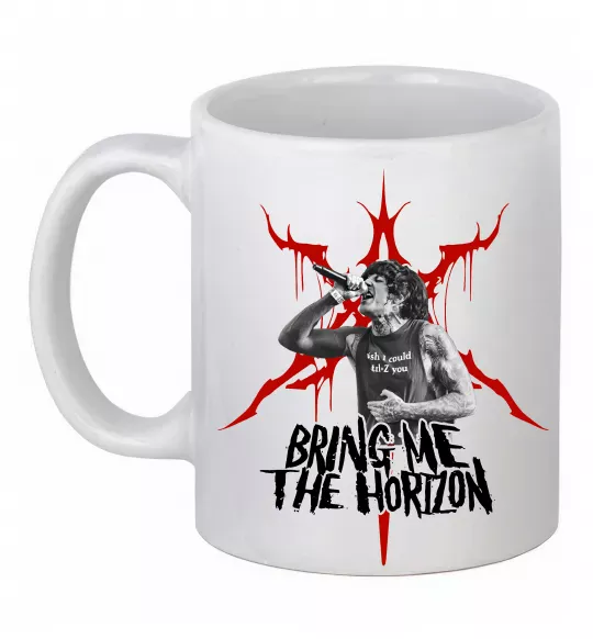 Чашка керамическая Олівер Сайкс Белый фото