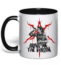 Чашка з кольоровою ручкою