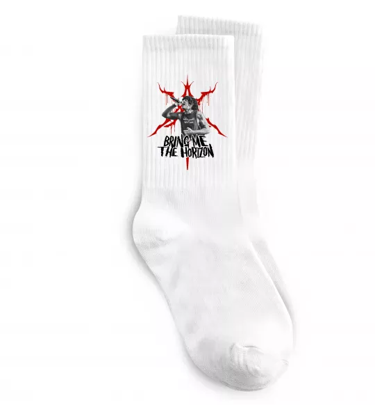 Носки Олівер Сайкс Белый фото