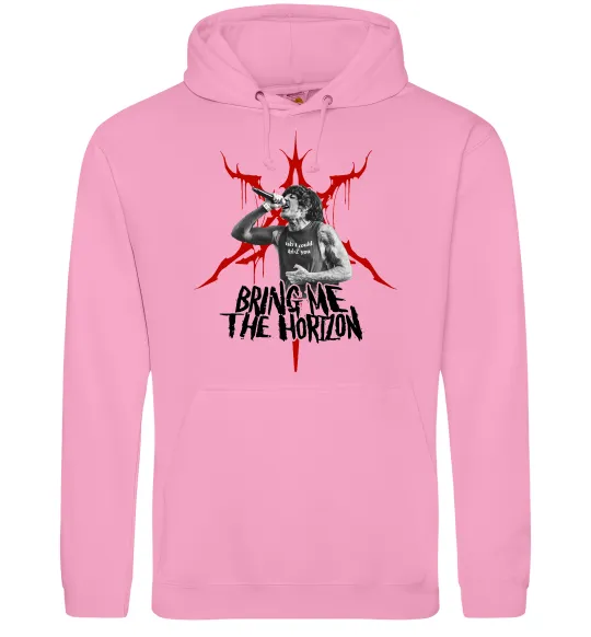 Чоловіча толстовка (худі) Олівер Сайкс Рожевий фото