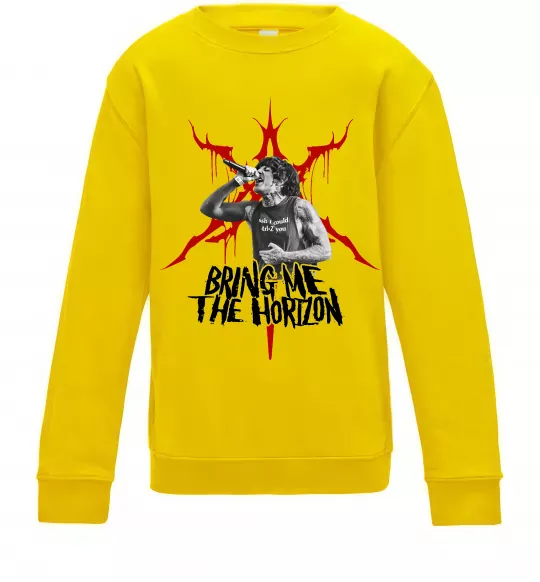 Детский Свитшот Олівер Сайкс Солнечно желтый фото